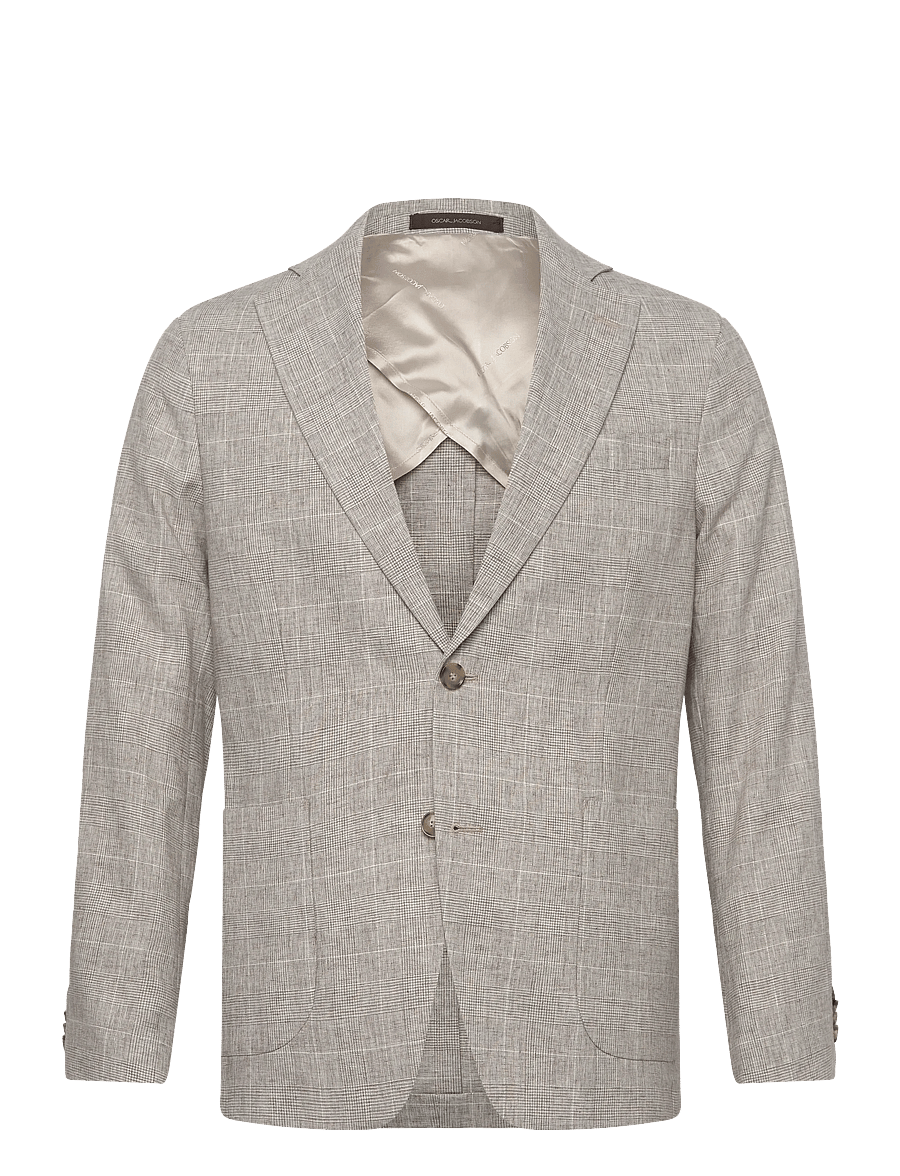 Oscar Jacobson - Ferry Patch Soft Blazer - einreiher - almond beige - 1
