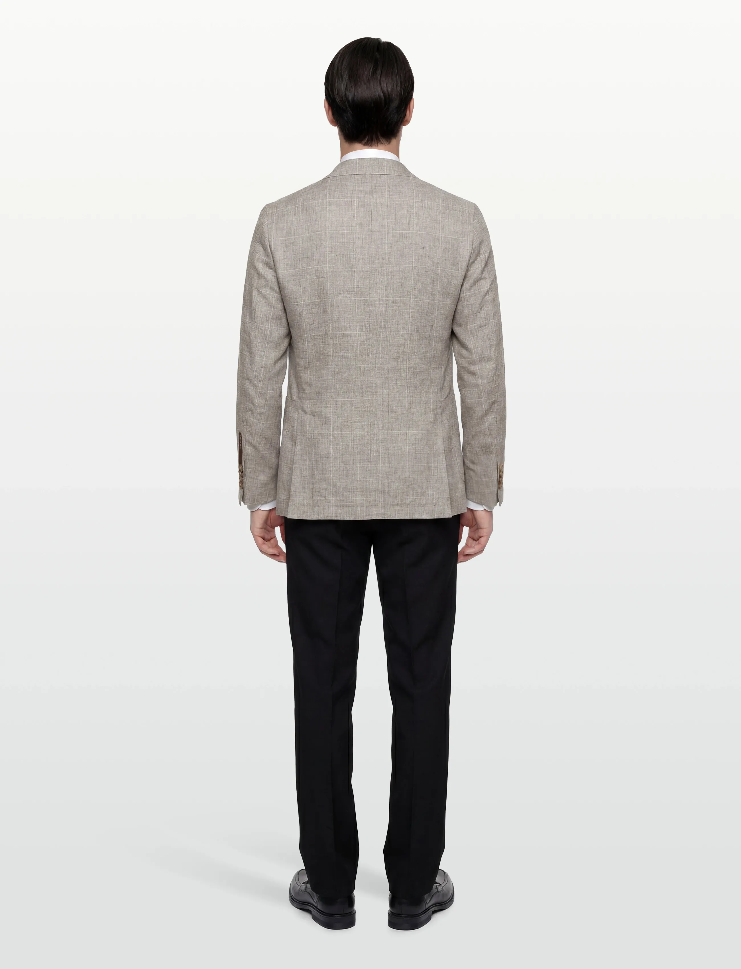 Oscar Jacobson - Ferry Patch Soft Blazer - enkeltradede blazere - almond beige - 4