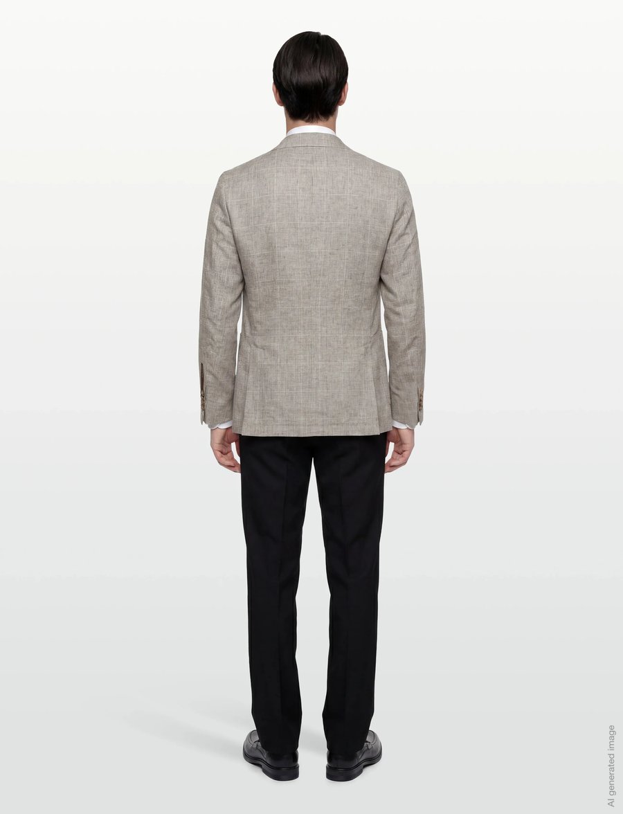 Oscar Jacobson - Ferry Patch Soft Blazer - einreiher - almond beige - 4