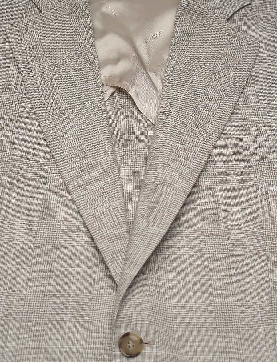 Oscar Jacobson - Ferry Patch Soft Blazer - einreiher - almond beige - 5