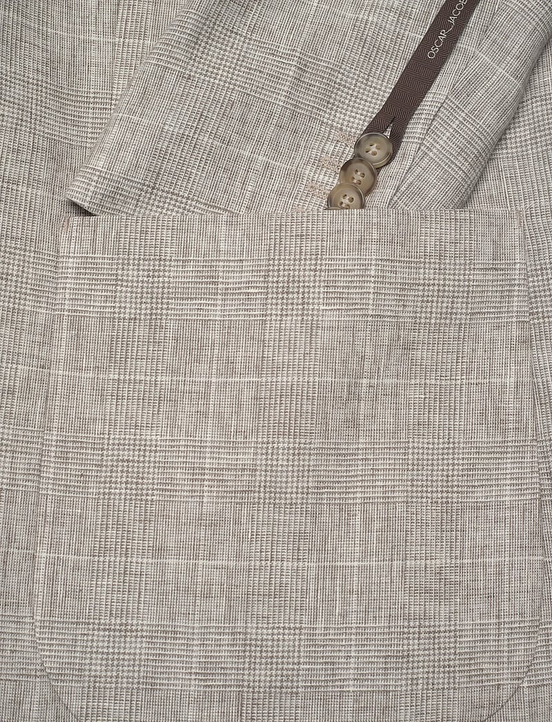 Oscar Jacobson - Ferry Patch Soft Blazer - einreiher - almond beige - 3