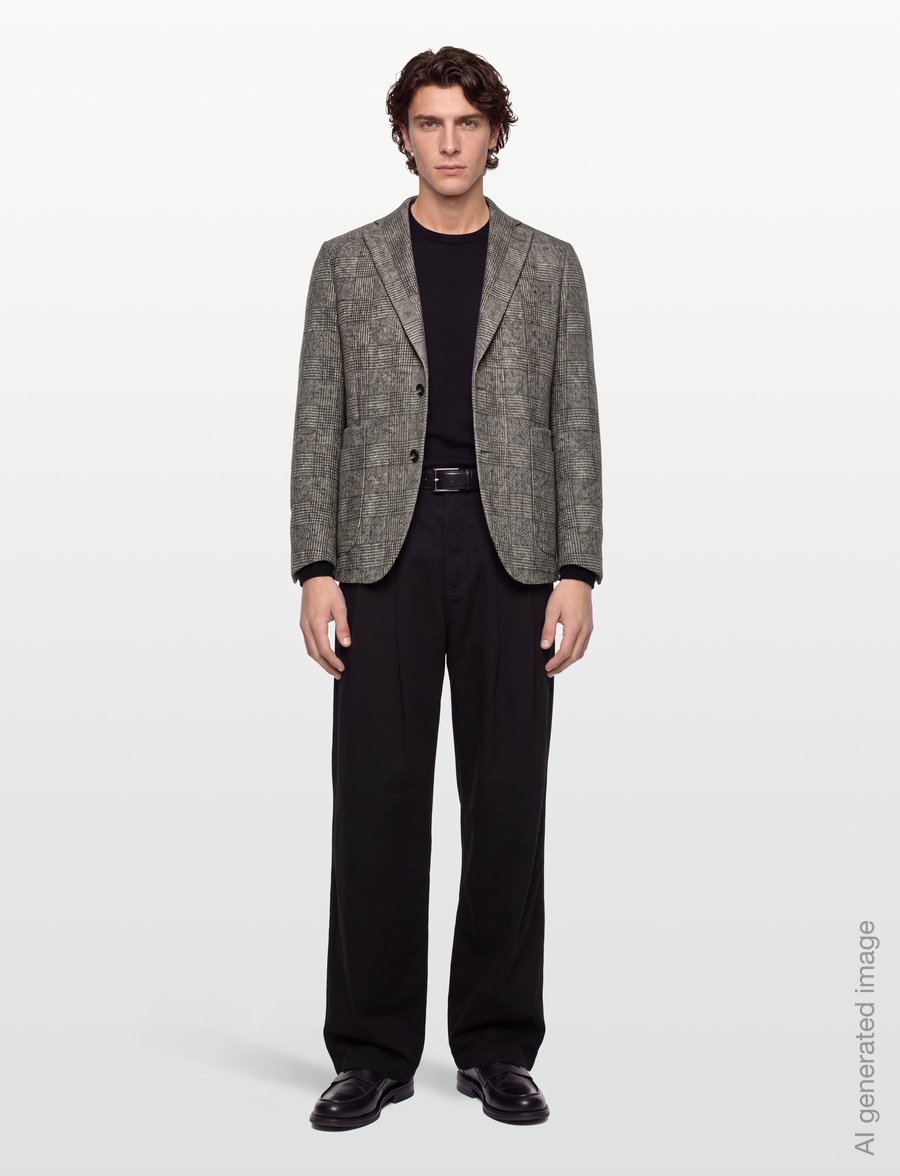 Oscar Jacobson - Ferry Patch Soft Blazer - vienrindas žaketes - grey flannel - 0