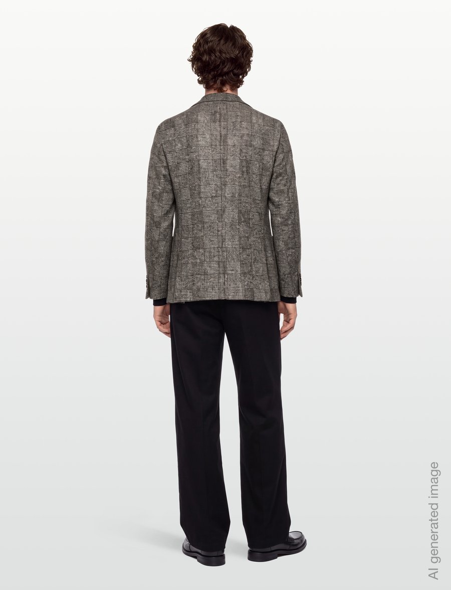 Oscar Jacobson - Ferry Patch Soft Blazer - vienrindas žaketes - grey flannel - 4