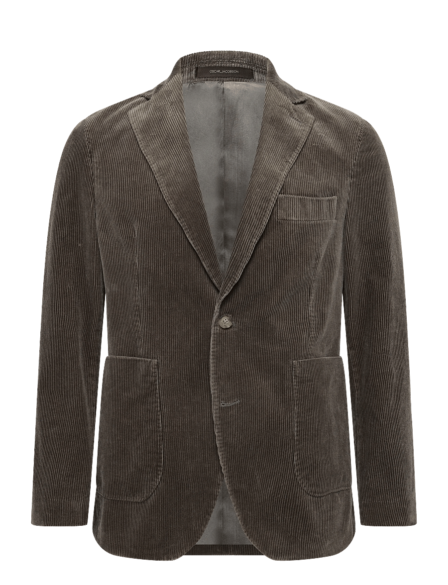 Oscar Jacobson - Fogerty Patch Blazer - enkelknäppta kavajer - baked beige - 1