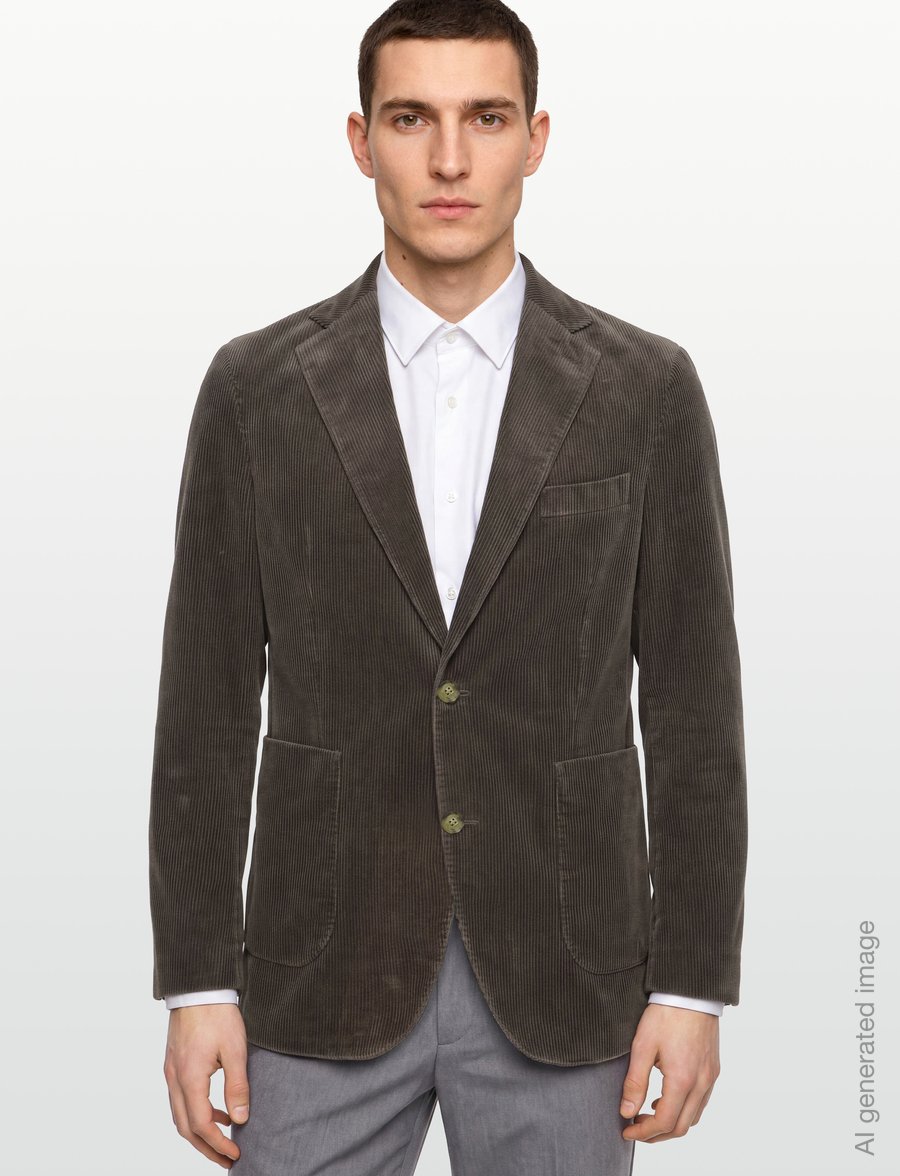 Oscar Jacobson - Fogerty Patch Blazer - enkelknäppta kavajer - baked beige - 3