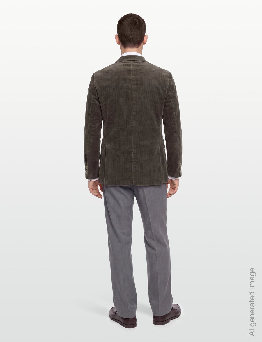 Oscar Jacobson - Fogerty Patch Blazer - enkelknäppta kavajer - baked beige - 4