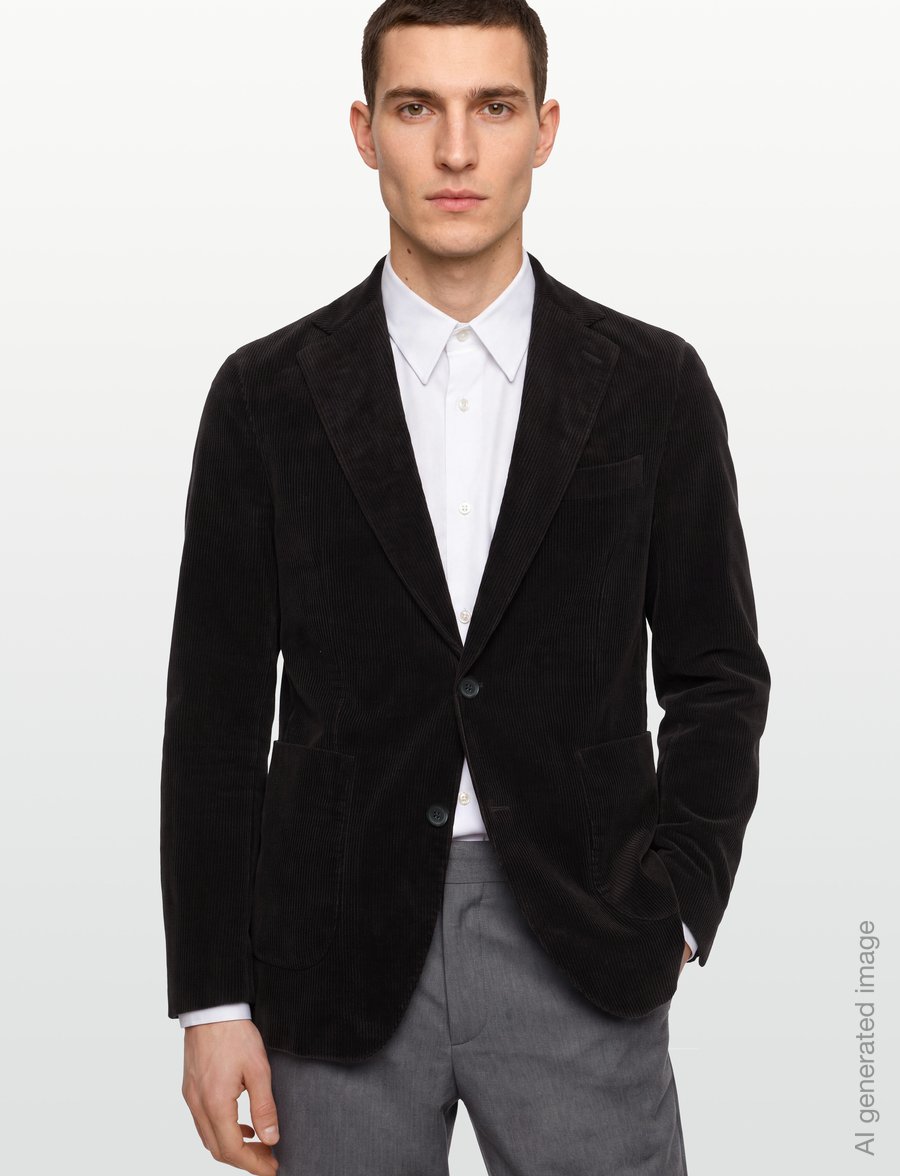 Oscar Jacobson - Fogerty Patch Blazer - enkeltradede blazere - dark brown - 3