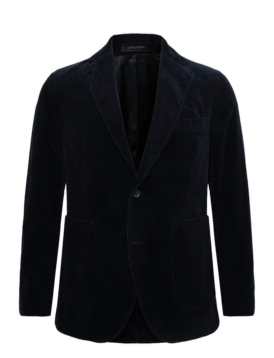 Oscar Jacobson - Fogerty Patch Blazer - einreiher - navy - 1