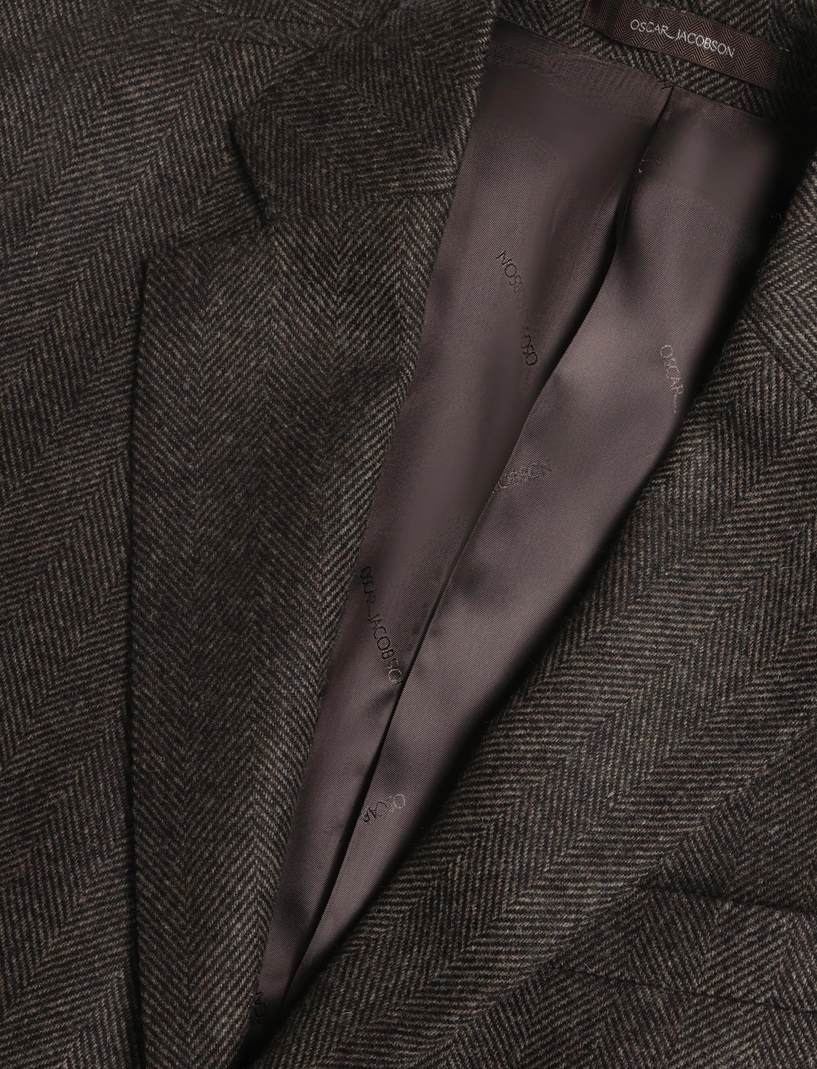 Oscar Jacobson - Fogerty Patch Blazer - captains brown - 2