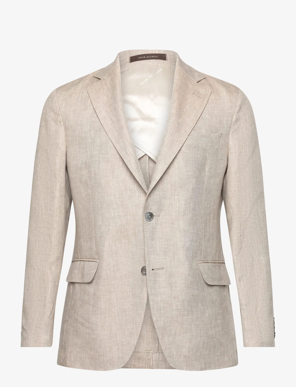 Oscar Jacobson - Ferry Soft Blazer - single breasted blazers - trench beige - 0