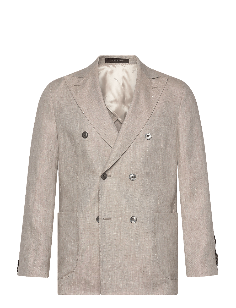 Oscar Jacobson - Farris Patch Soft Blazer - trench beige - 0