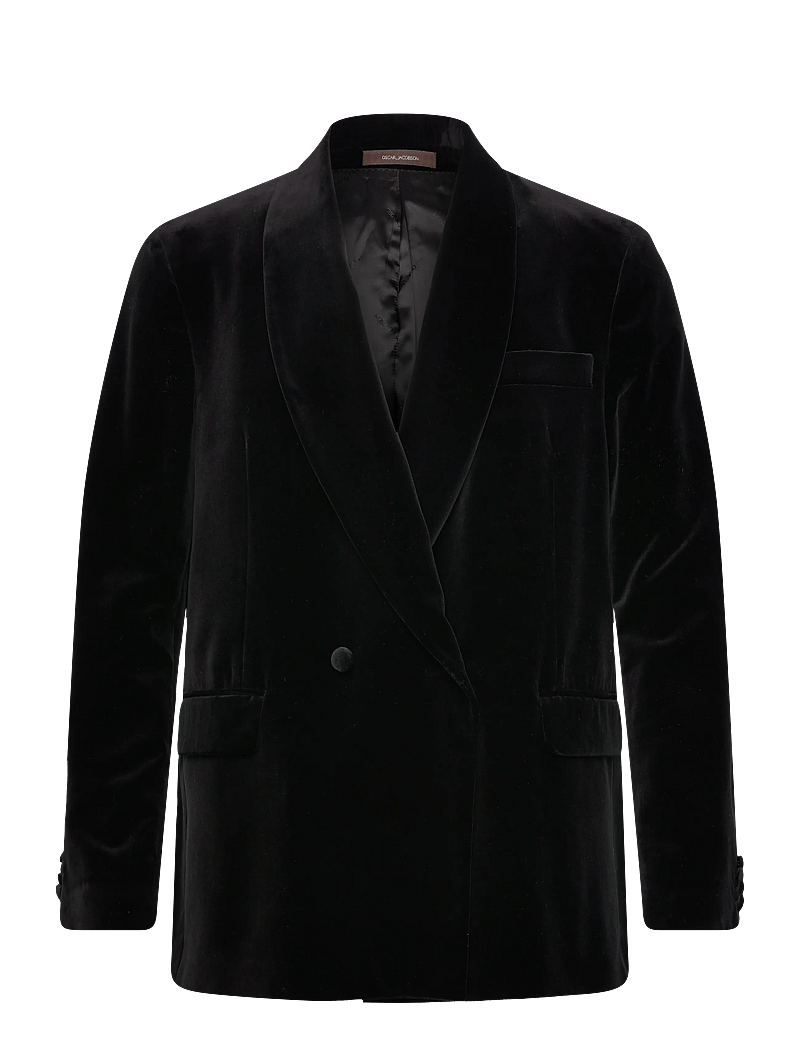 Oscar Jacobson - Fattore Blazer - dubbelknäppta kavajer - black - 0