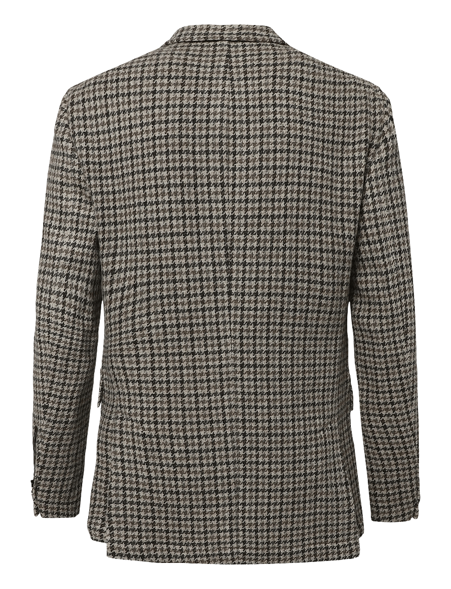 Oscar Jacobson - Fridolf Patch Blazer - single breasted blazers - dusk brown - 1
