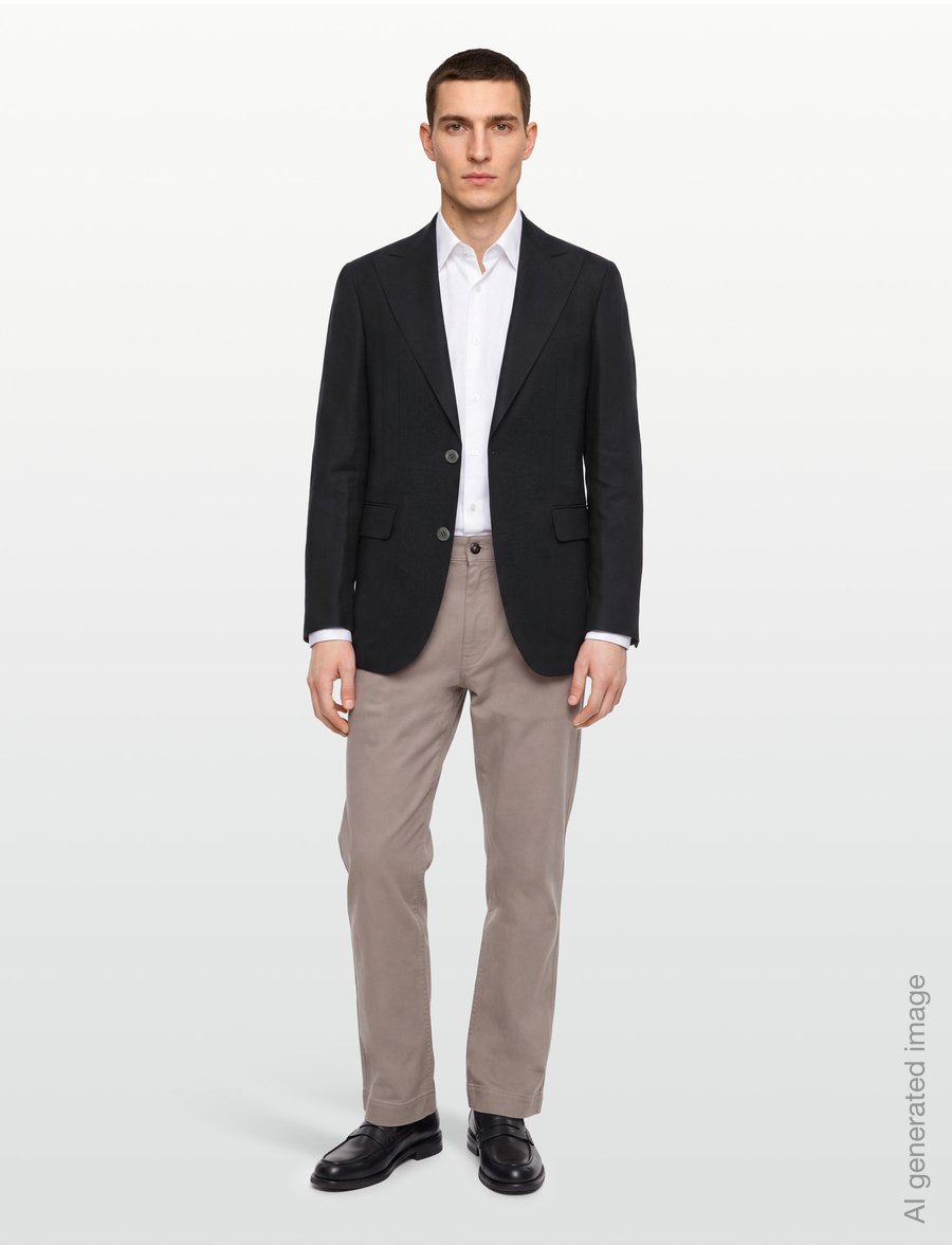 Oscar Jacobson - Rufus Soft Blazer - marynarki jednorzędowe - black - 0
