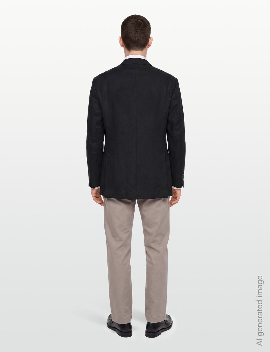 Oscar Jacobson - Rufus Soft Blazer - marynarki jednorzędowe - black - 4