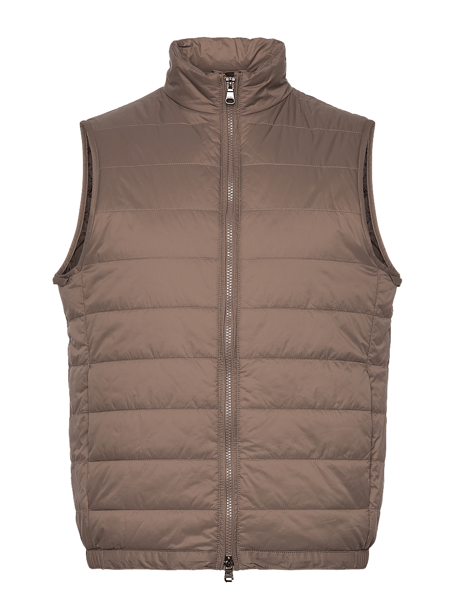Oscar Jacobson - Padded Liner Vest - westen - walnut beige - 0