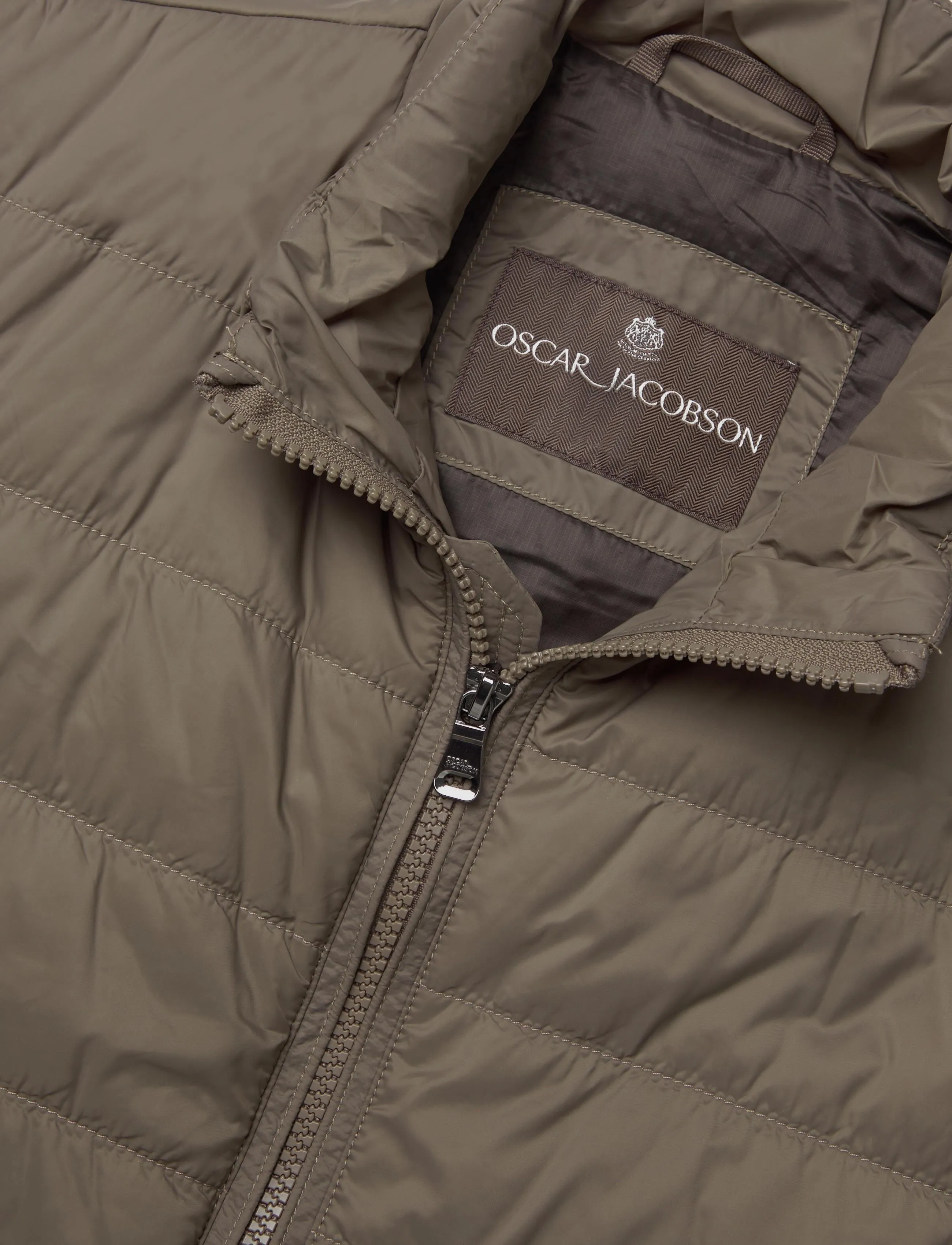 Oscar Jacobson - Padded Liner Vest - osta olukorra järgi - walnut beige - 2
