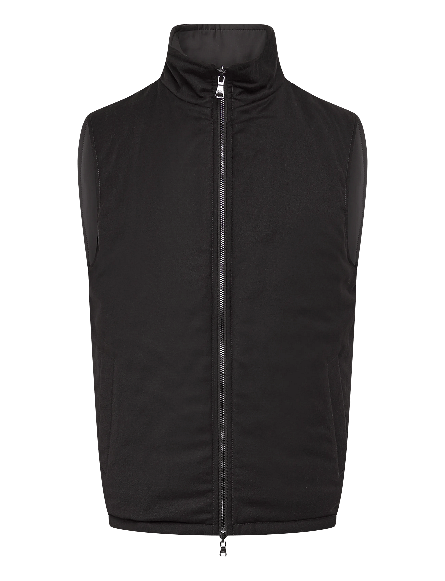 Oscar Jacobson - Reversible Padded Vest - osta olukorra järgi - brown elk - 0
