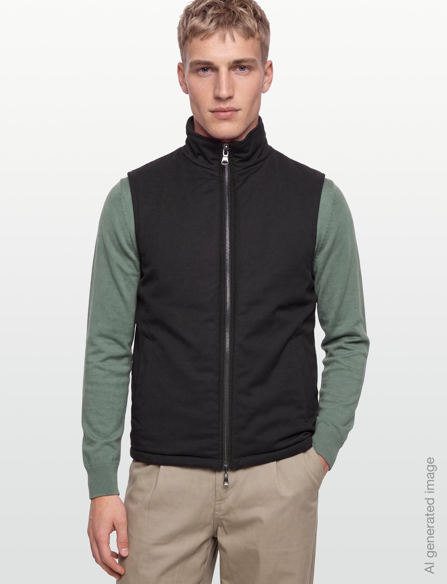 Oscar Jacobson - Reversible Padded Vest - osta olukorra järgi - brown elk - 3