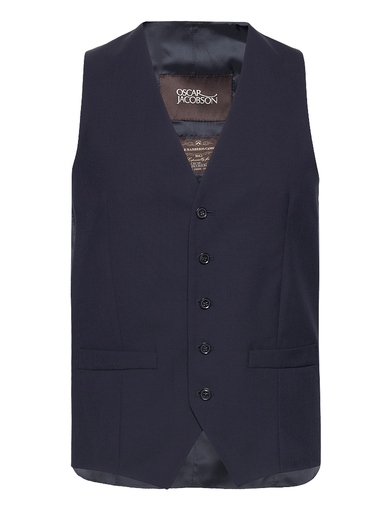 Oscar Jacobson - Carlo Waistcoat - westen - dark blue - 0