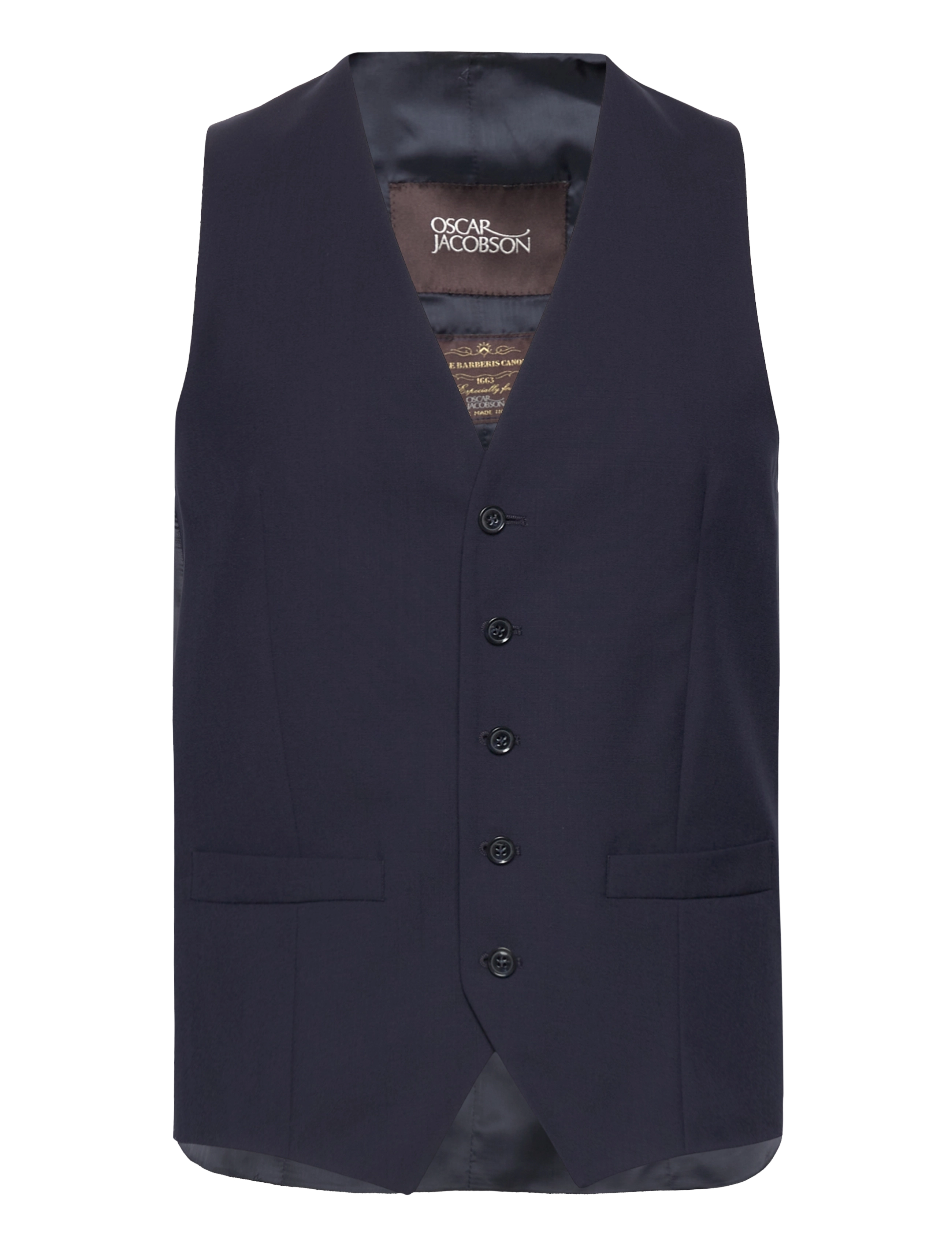 Oscar Jacobson Carlo Waistcoat - Westen - DARK BLUE / navy