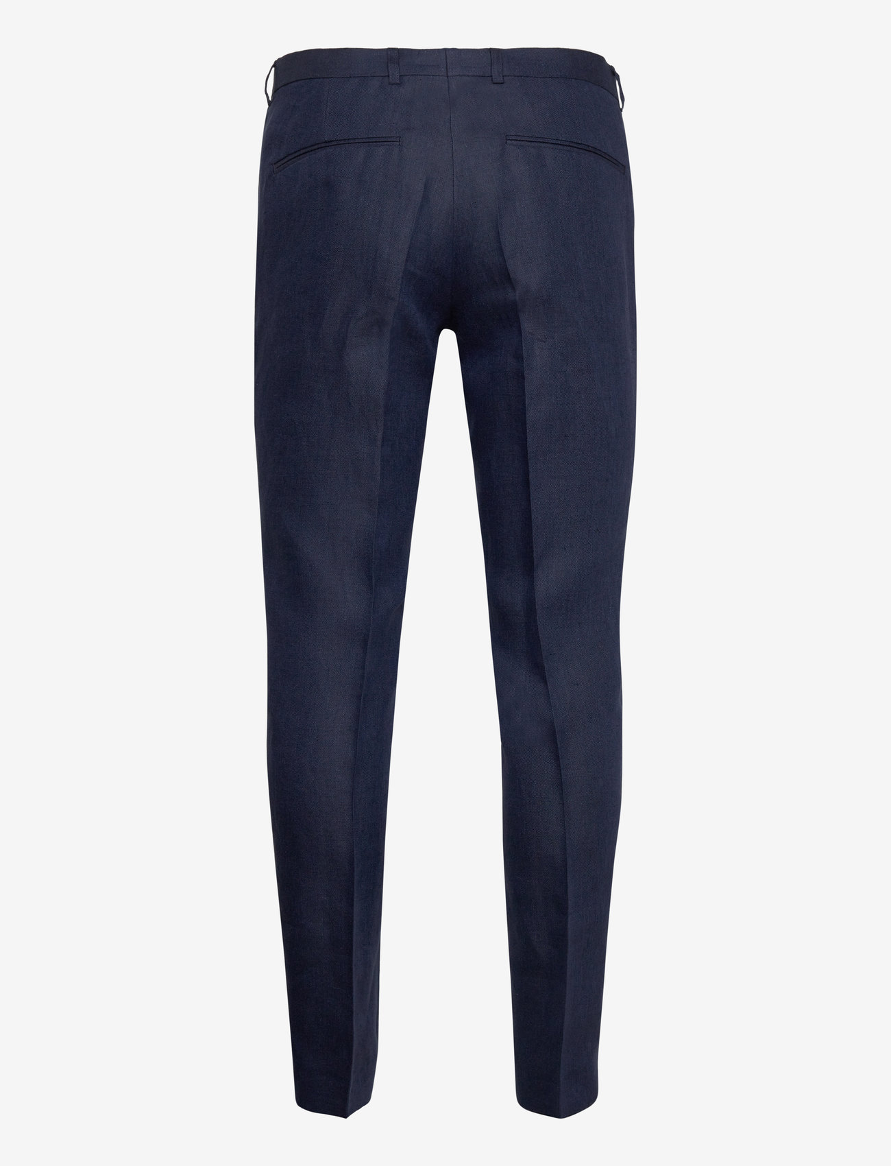 Oscar Jacobson - Denz Trousers - jakkesætbukser i hør - navy - 1