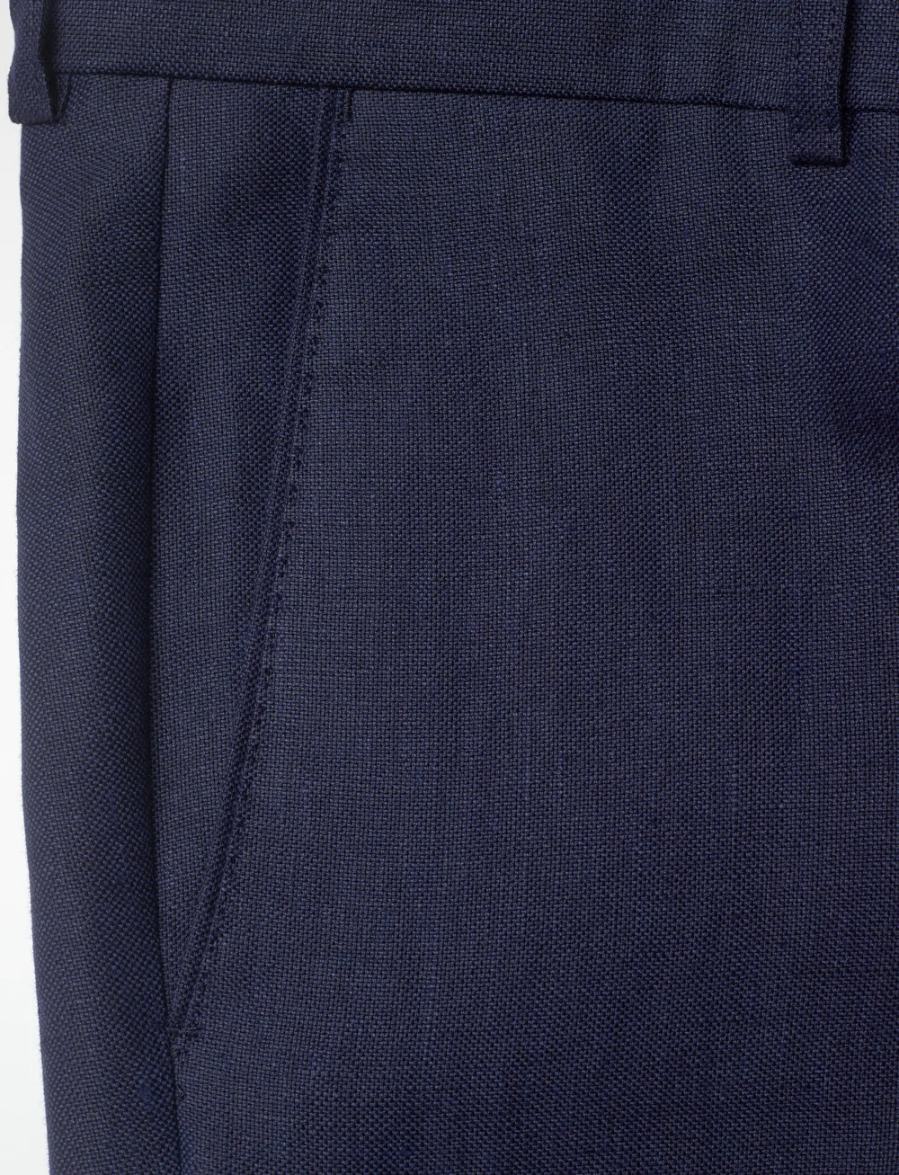 Oscar Jacobson - Denz Trousers - linne kostymbyxor - navy - 2