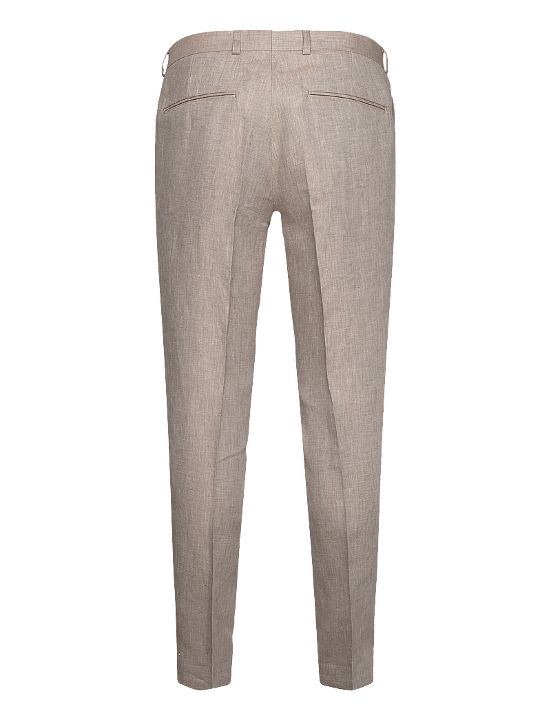 Oscar Jacobson - Denz Trousers - leinenanzughosen - trench beige - 1
