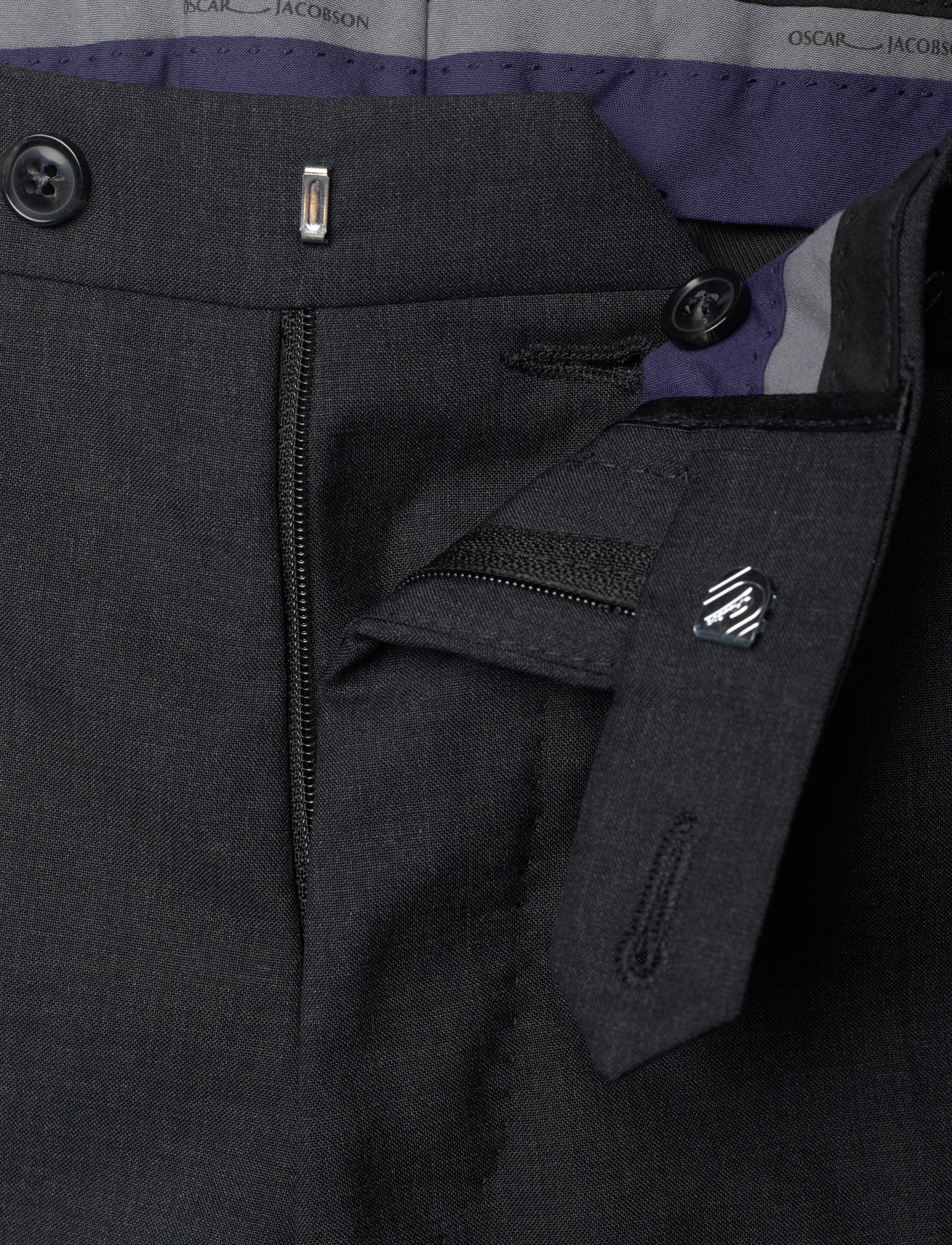 Oscar Jacobson - Denz Trousers - dark grey - 3