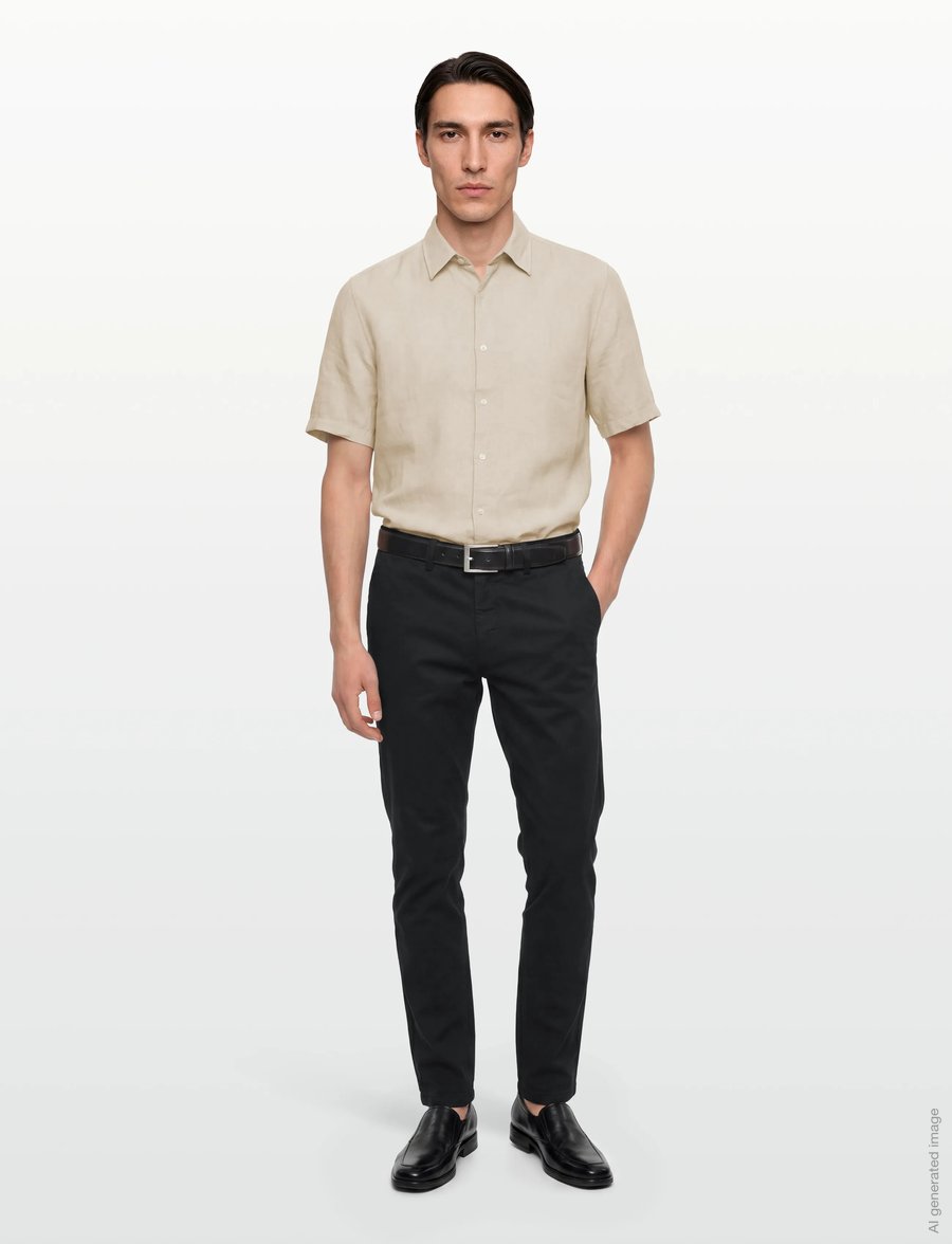 Oscar Jacobson - Danwick Trousers - chino püksid - black - 0