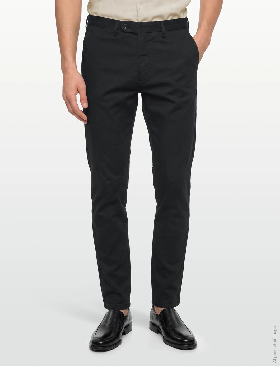 Oscar Jacobson - Danwick Trousers - chino püksid - black - 3