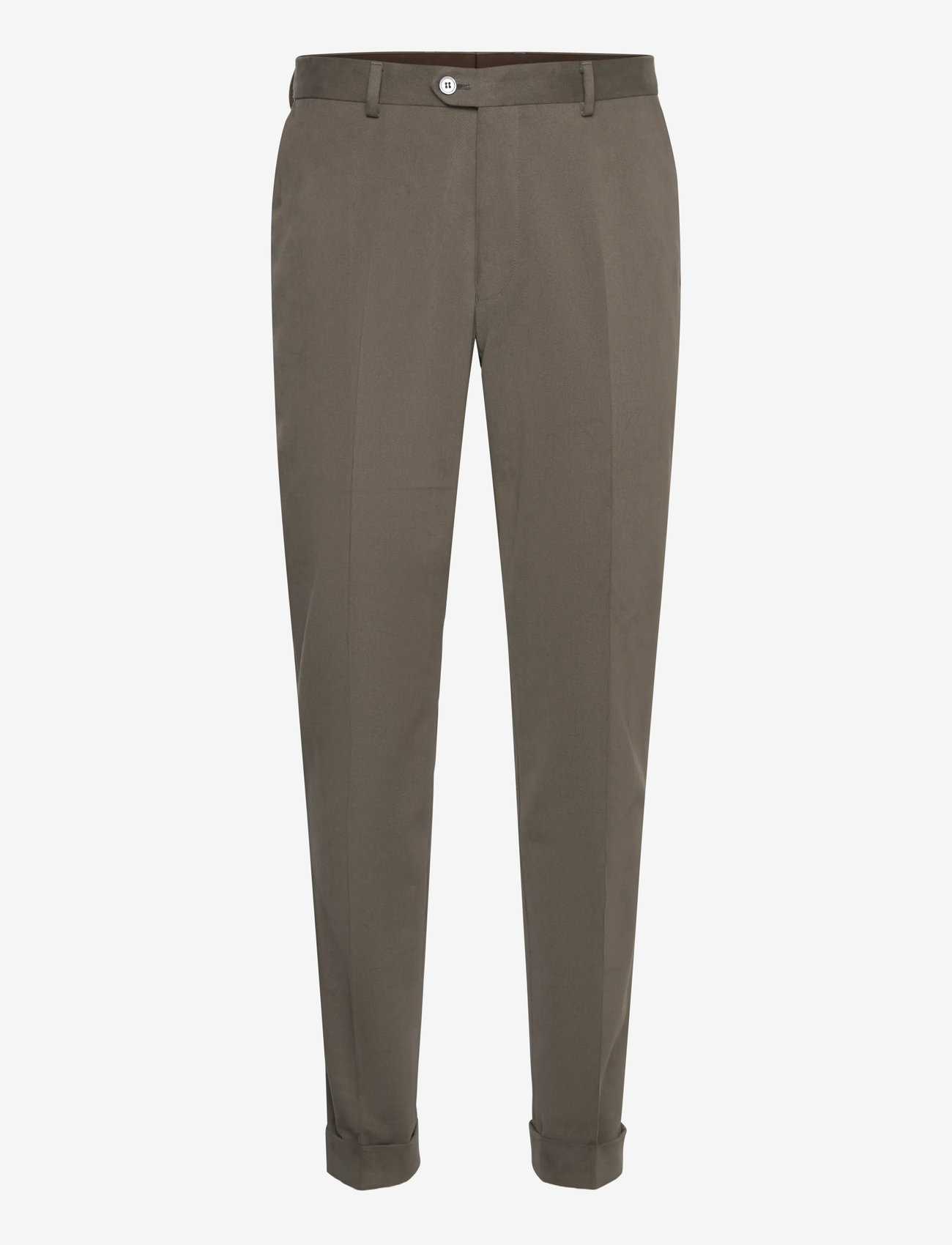 Oscar Jacobson - Denz Turn Up Trousers - habitbukser - army green - 0