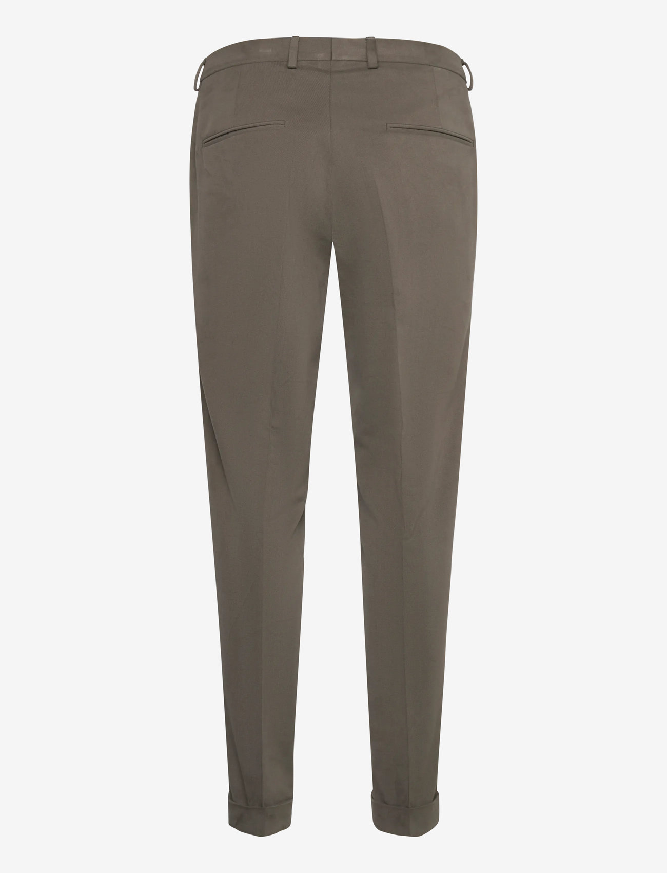 Oscar Jacobson - Denz Turn Up Trousers - habitbukser - army green - 1