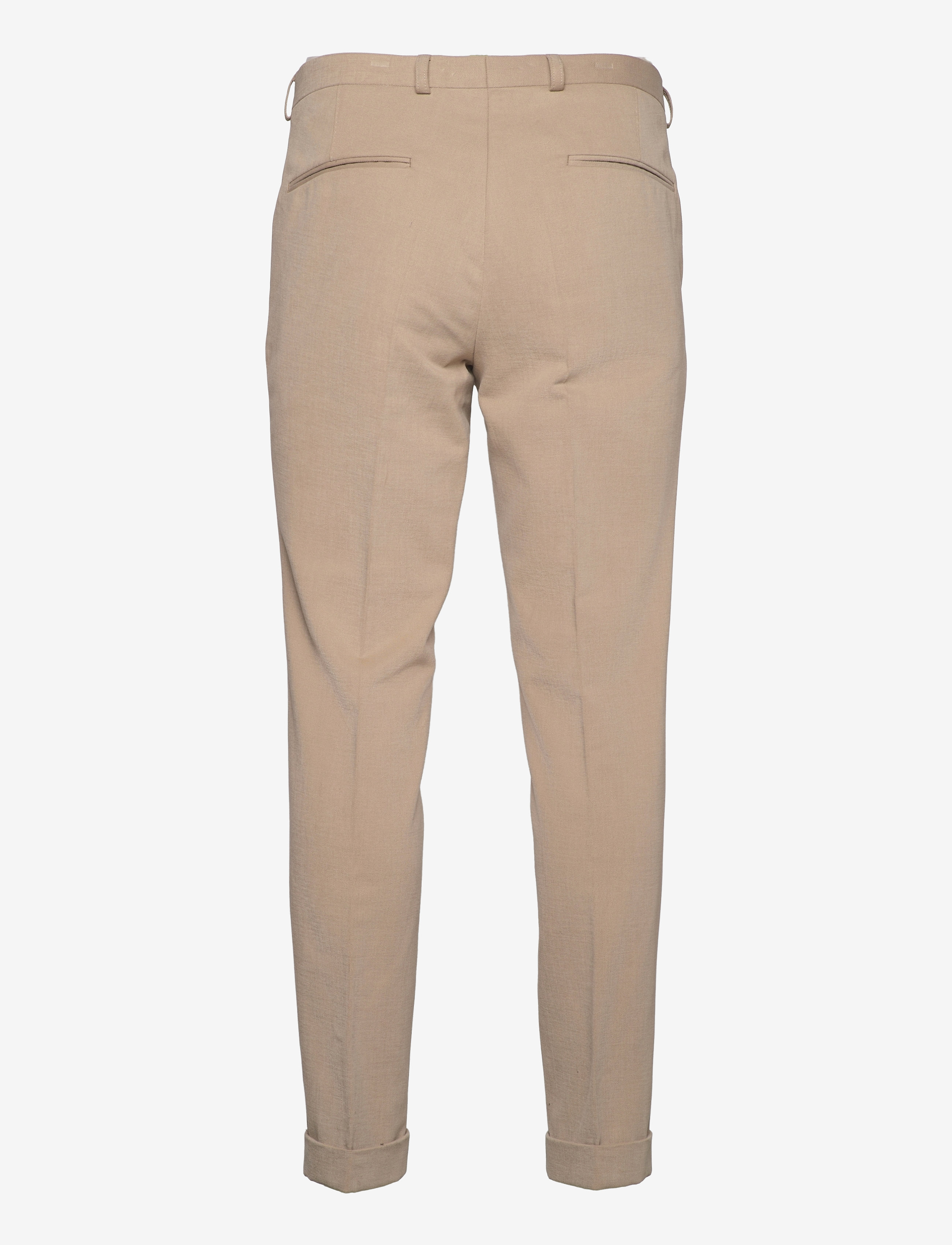 Oscar Jacobson - Denz Turn Up Trousers - anzugshosen - beige - 1