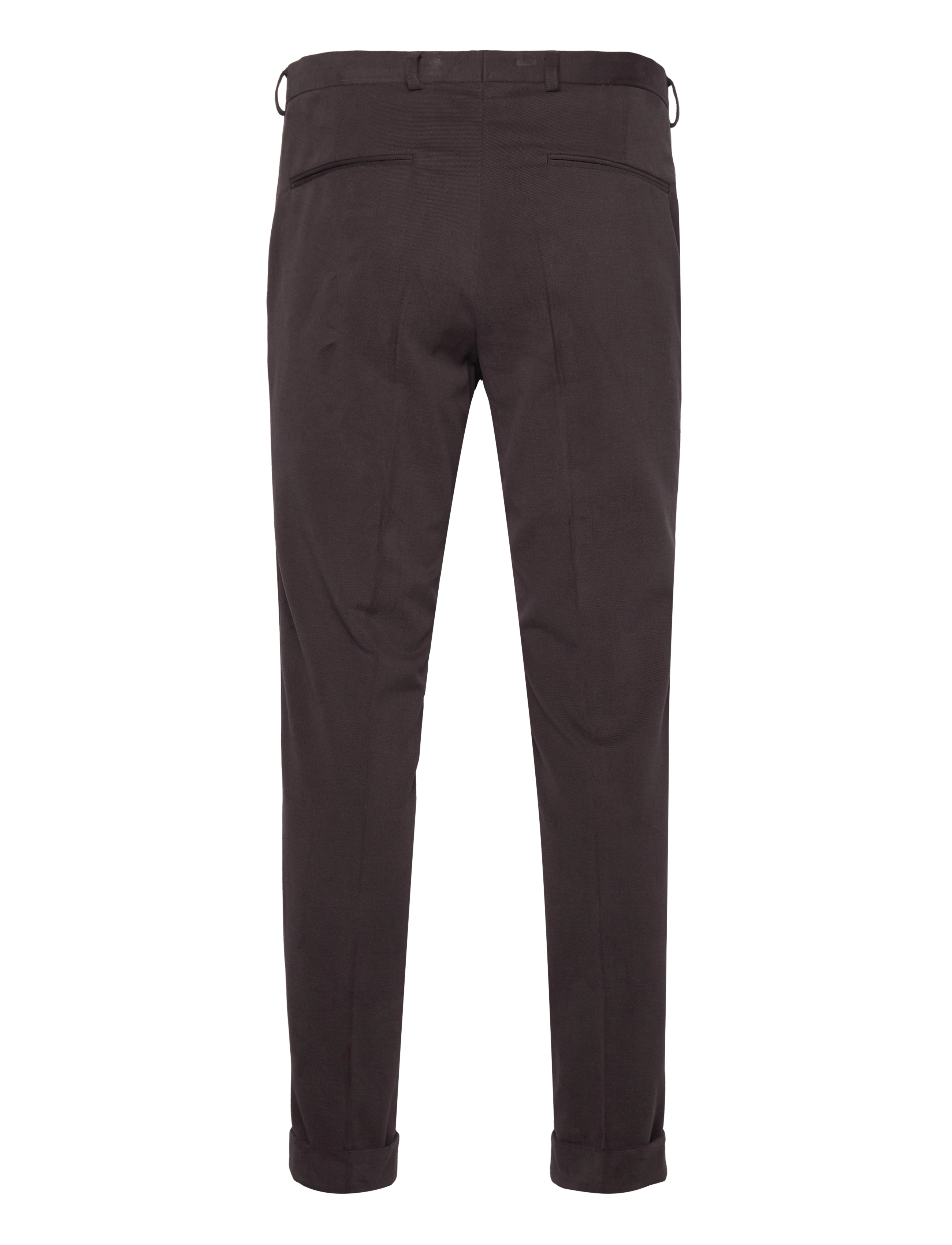 Oscar Jacobson - Denz Turn Up Trousers - suit trousers - dark brown - 1