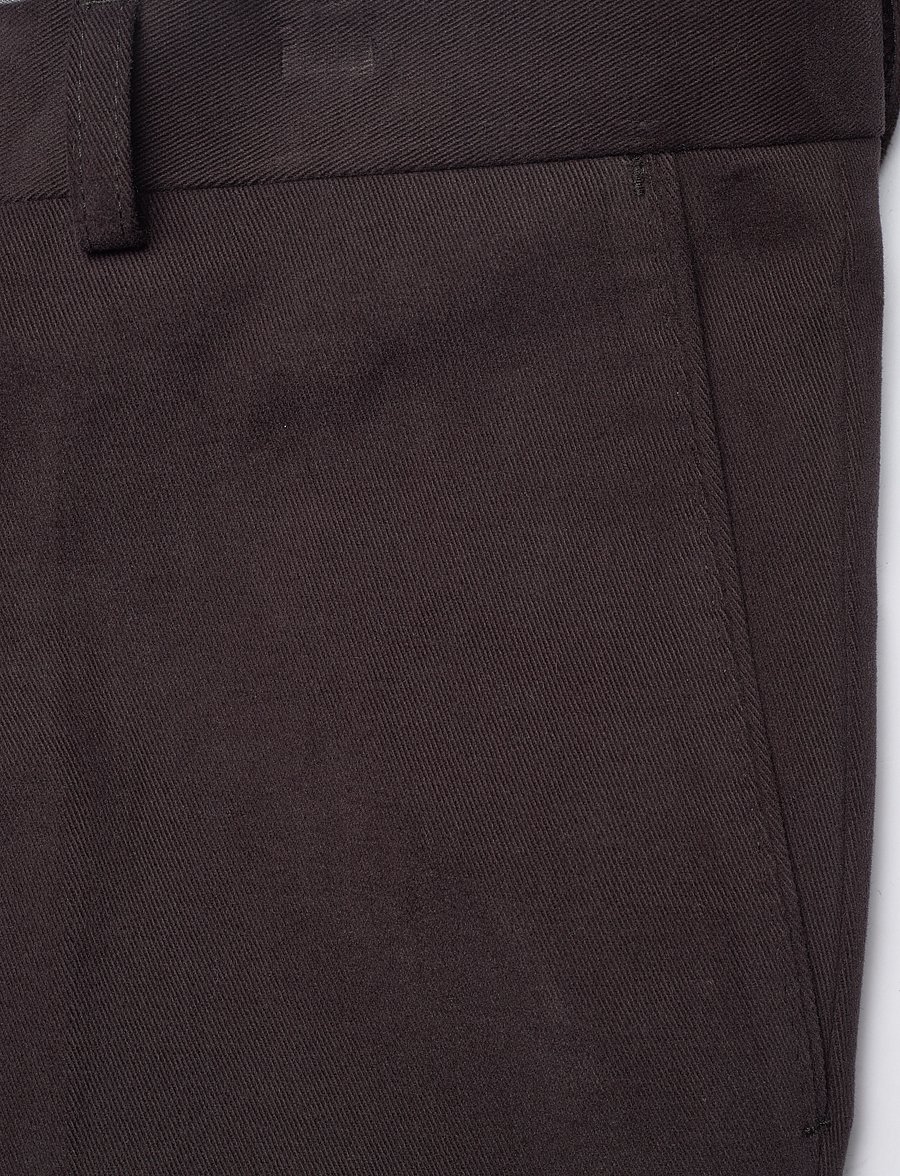 Oscar Jacobson - Denz Turn Up Trousers - suit trousers - dark brown - 2