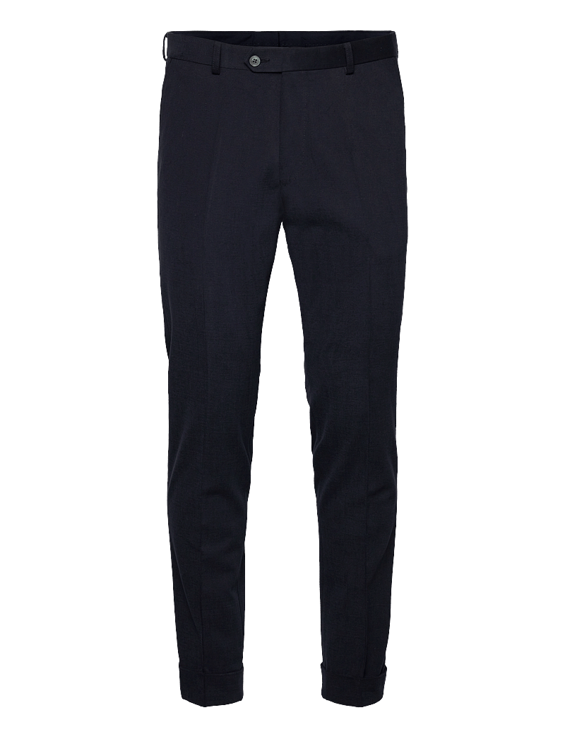 Oscar Jacobson - Denz Turn Up Trousers - Ülikonnapüksid - navy - 0