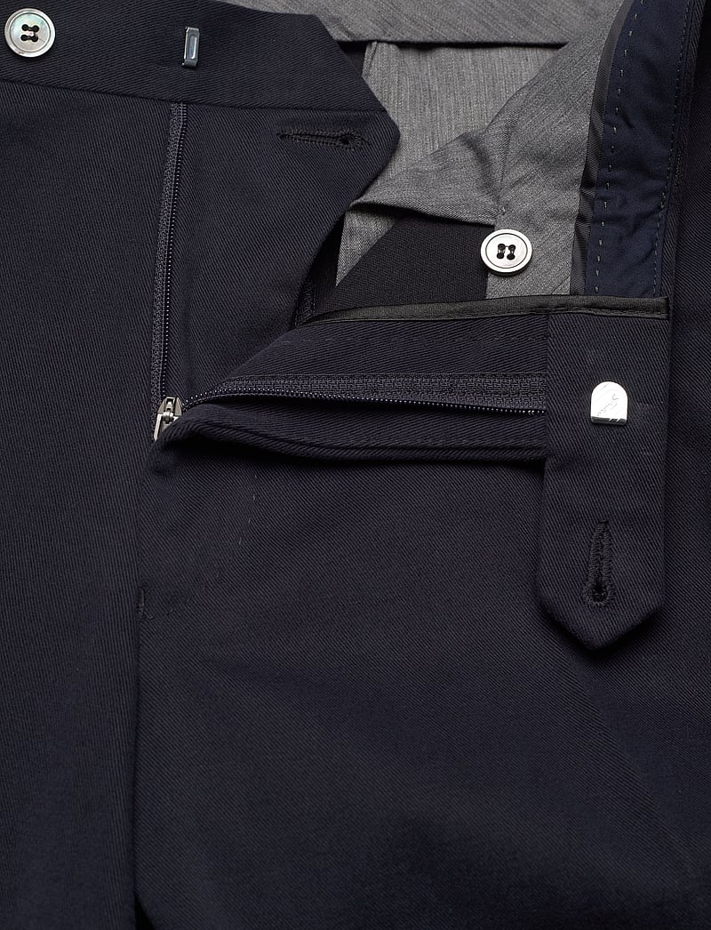 Oscar Jacobson - Denz Turn Up Trousers - Ülikonnapüksid - navy - 2