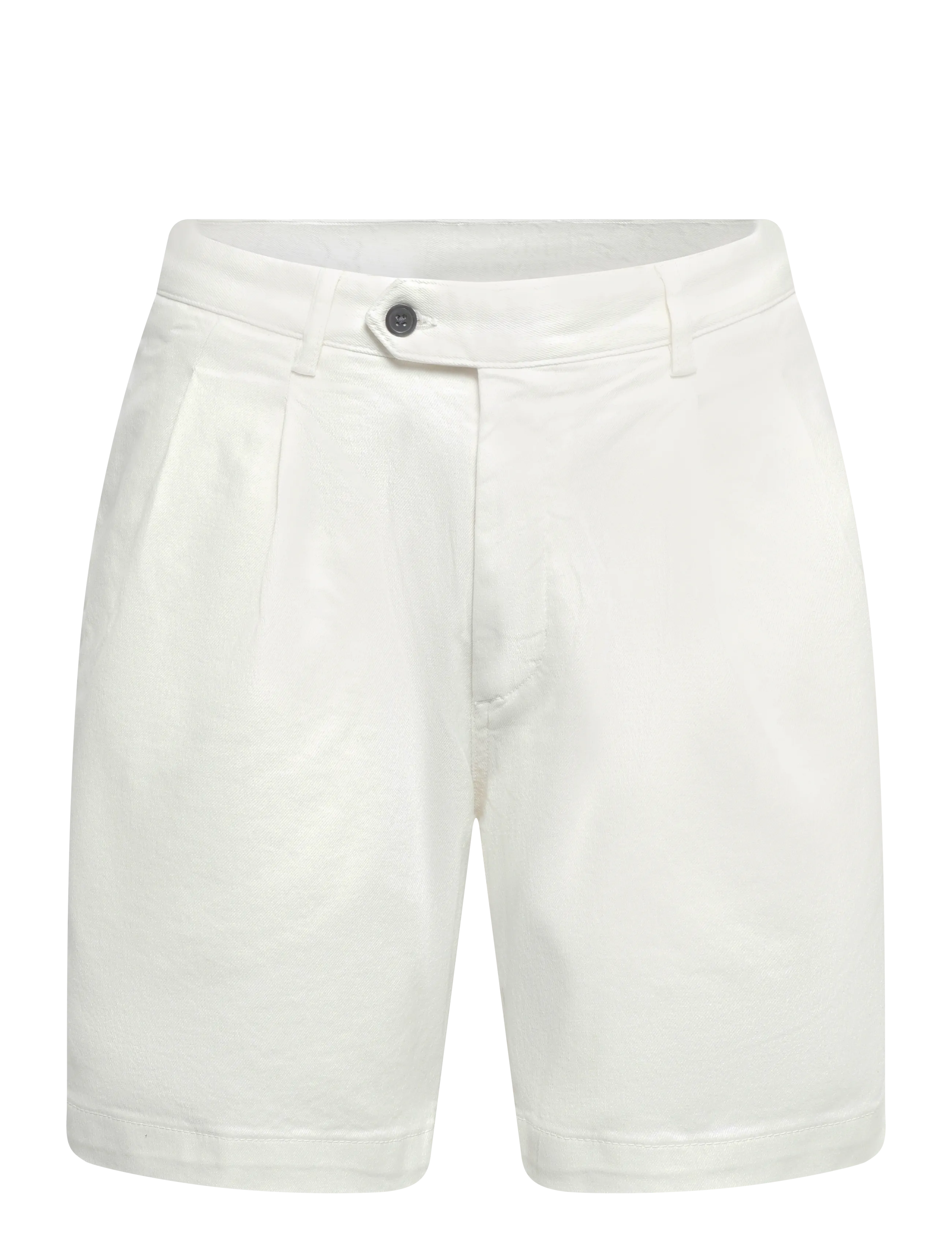 Oscar Jacobson Tanker Pleat Shorts - Shorts - SNOW WHITE / white