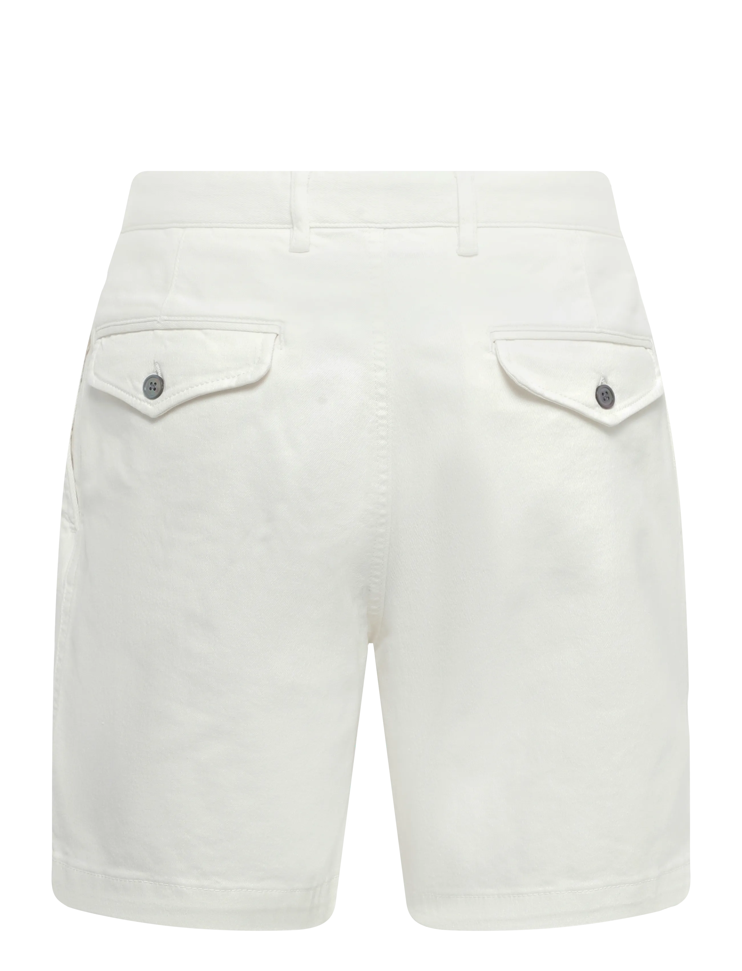 Oscar Jacobson - Tanker Pleat Shorts - chinos shorts - snow white - 1