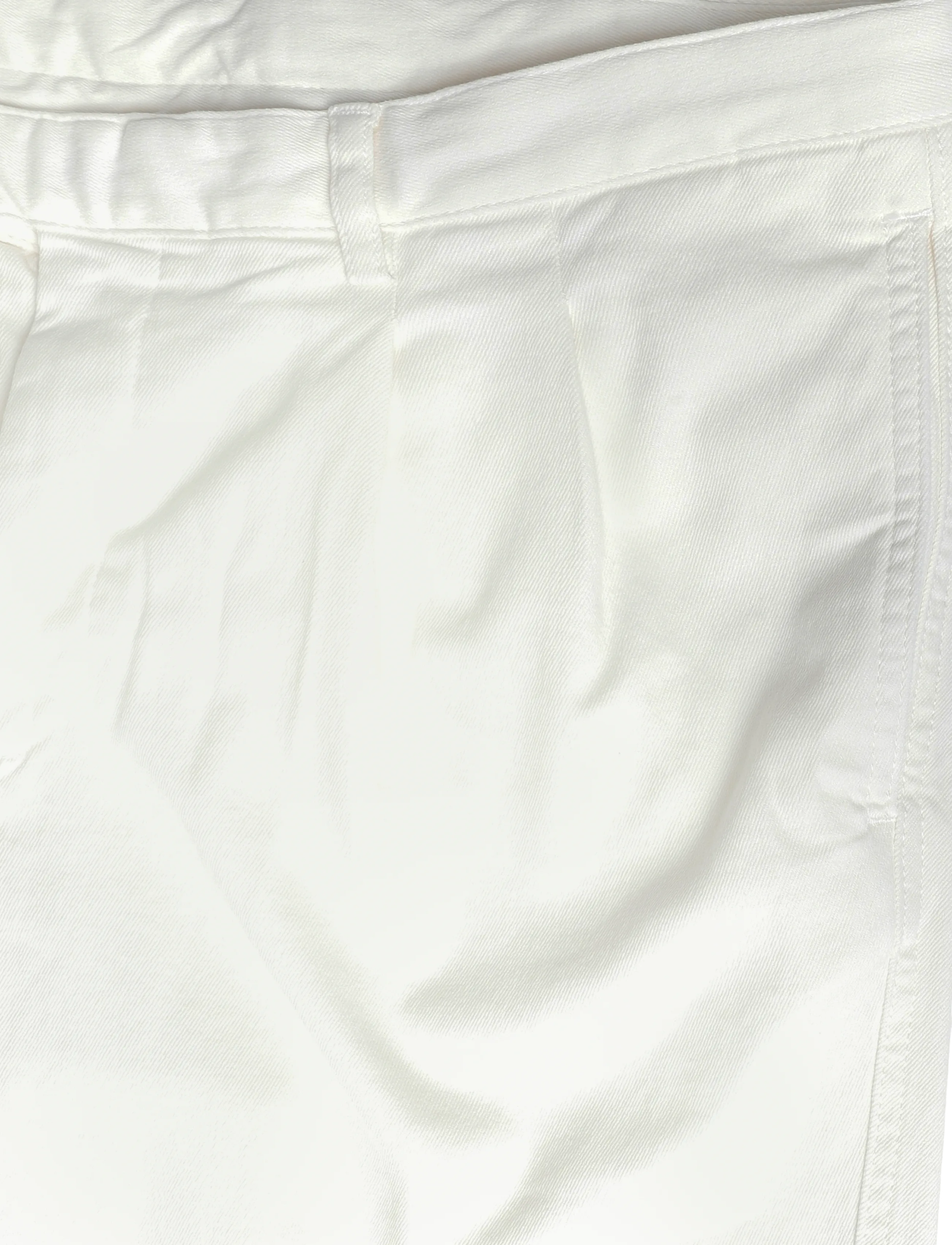 Oscar Jacobson - Tanker Pleat Shorts - chinos shorts - snow white - 4