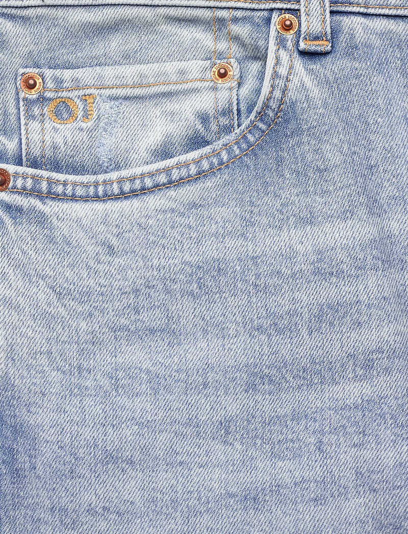 Oscar Jacobson - Albert Trousers - kitsad teksad - smog blue - 2