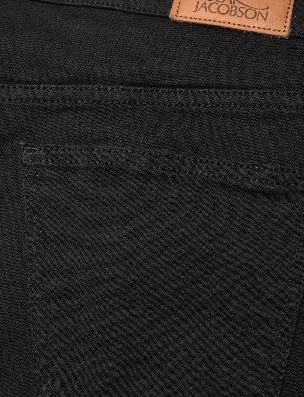 Oscar Jacobson - Albert Trousers - kitsad teksad - black - 4