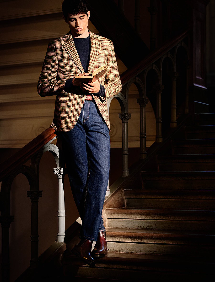 Oscar Jacobson - Albert Trousers - regular jeans - thunder blue - 0