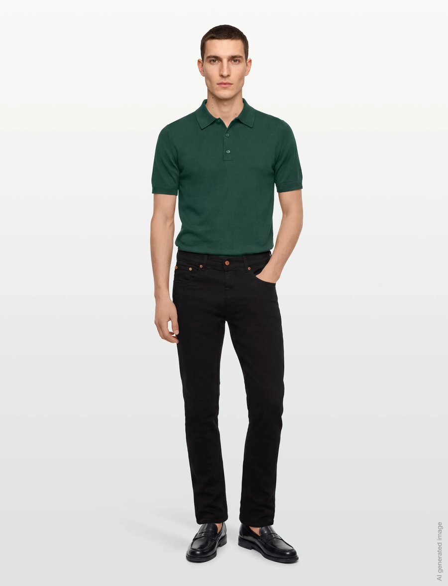 Oscar Jacobson - Karl Trousers - regular jeans - black - 0