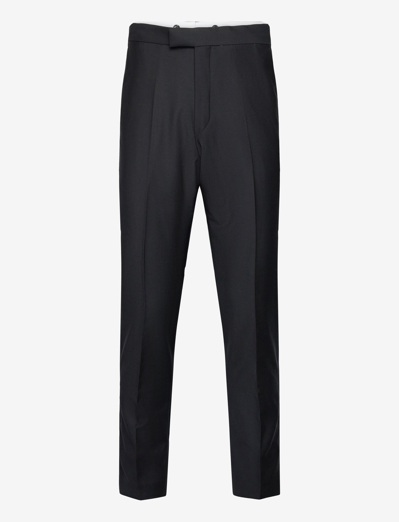 Oscar Jacobson - Denz Tuxedo Trousers - kostymbyxor - black - 0