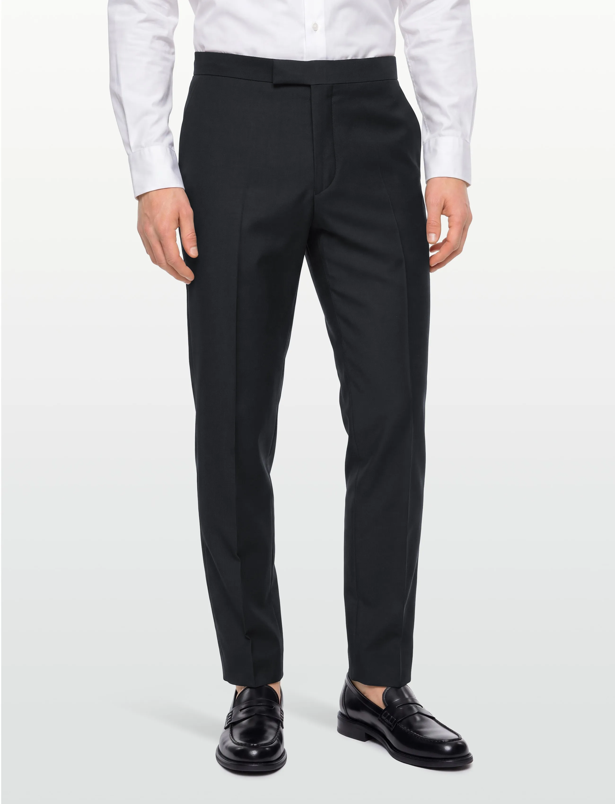 Oscar Jacobson - Denz Tuxedo Trousers - kostymbyxor - black - 3