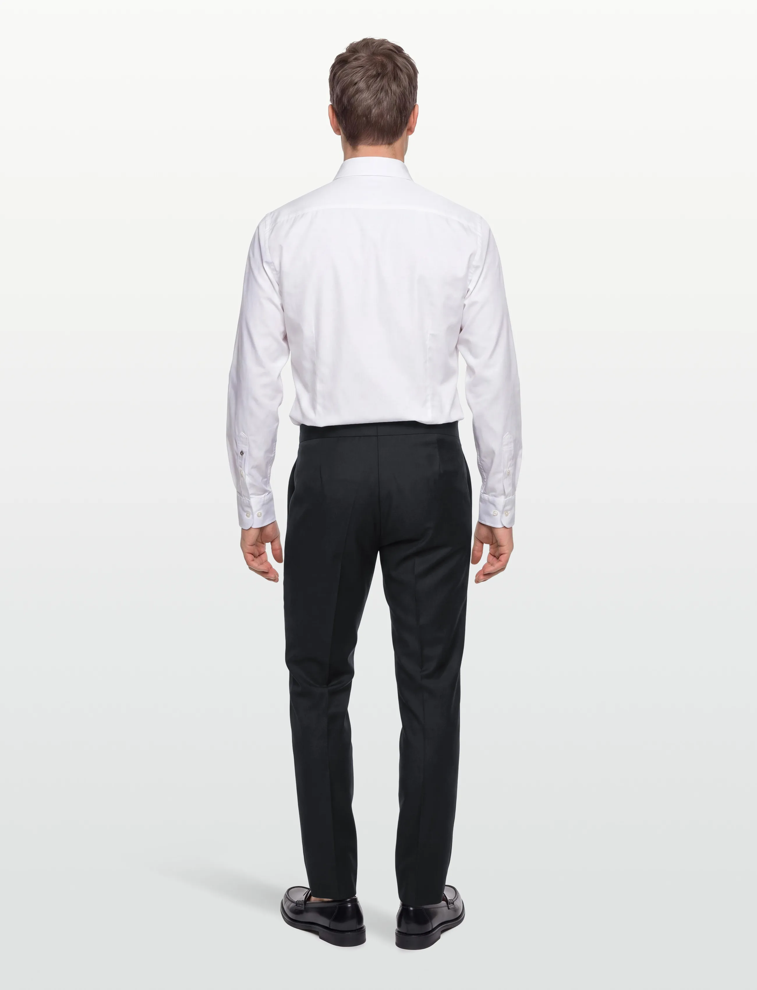 Oscar Jacobson - Denz Tuxedo Trousers - kostymbyxor - black - 4