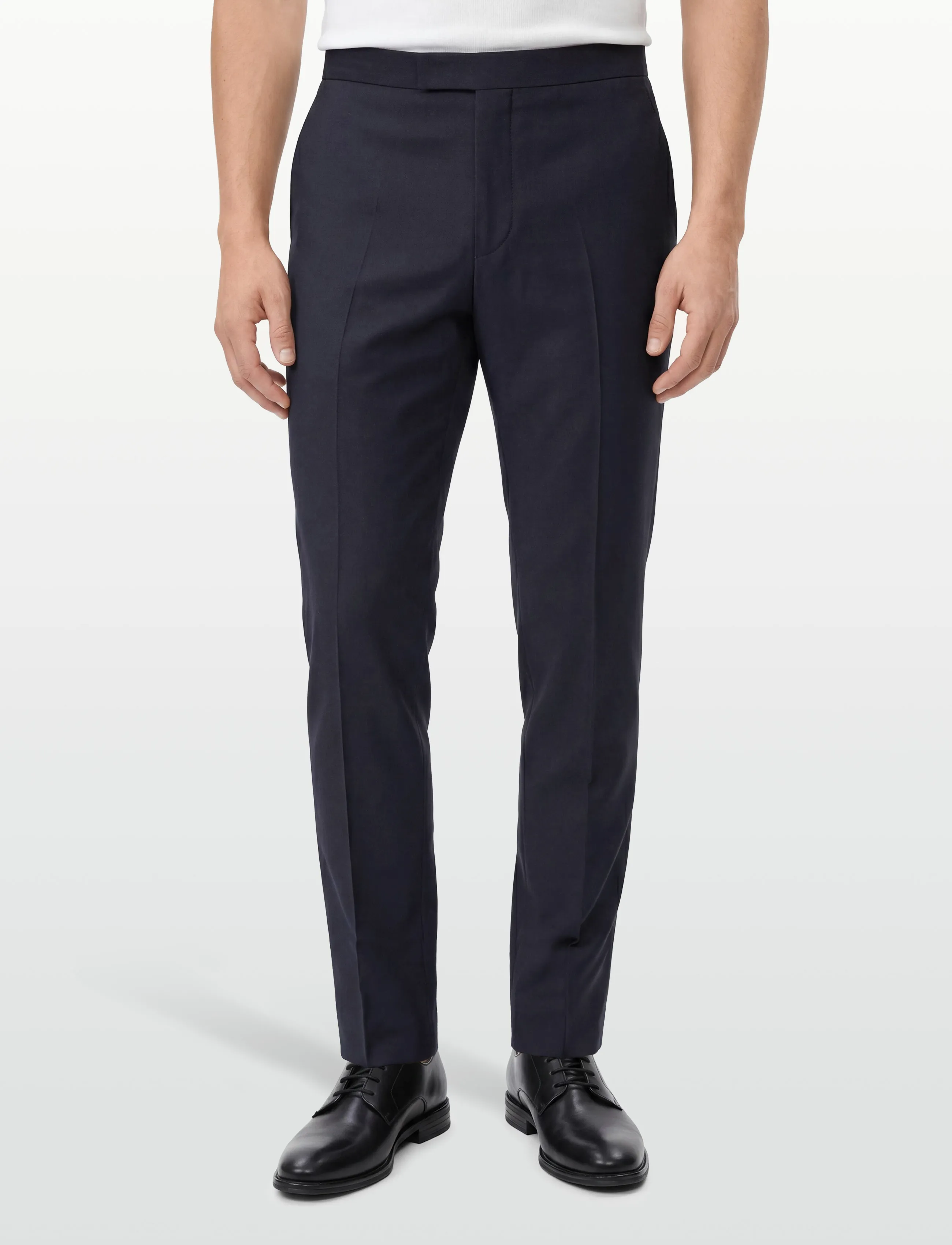 Oscar Jacobson - Denz Tuxedo Trousers - kostymbyxor - navy - 3