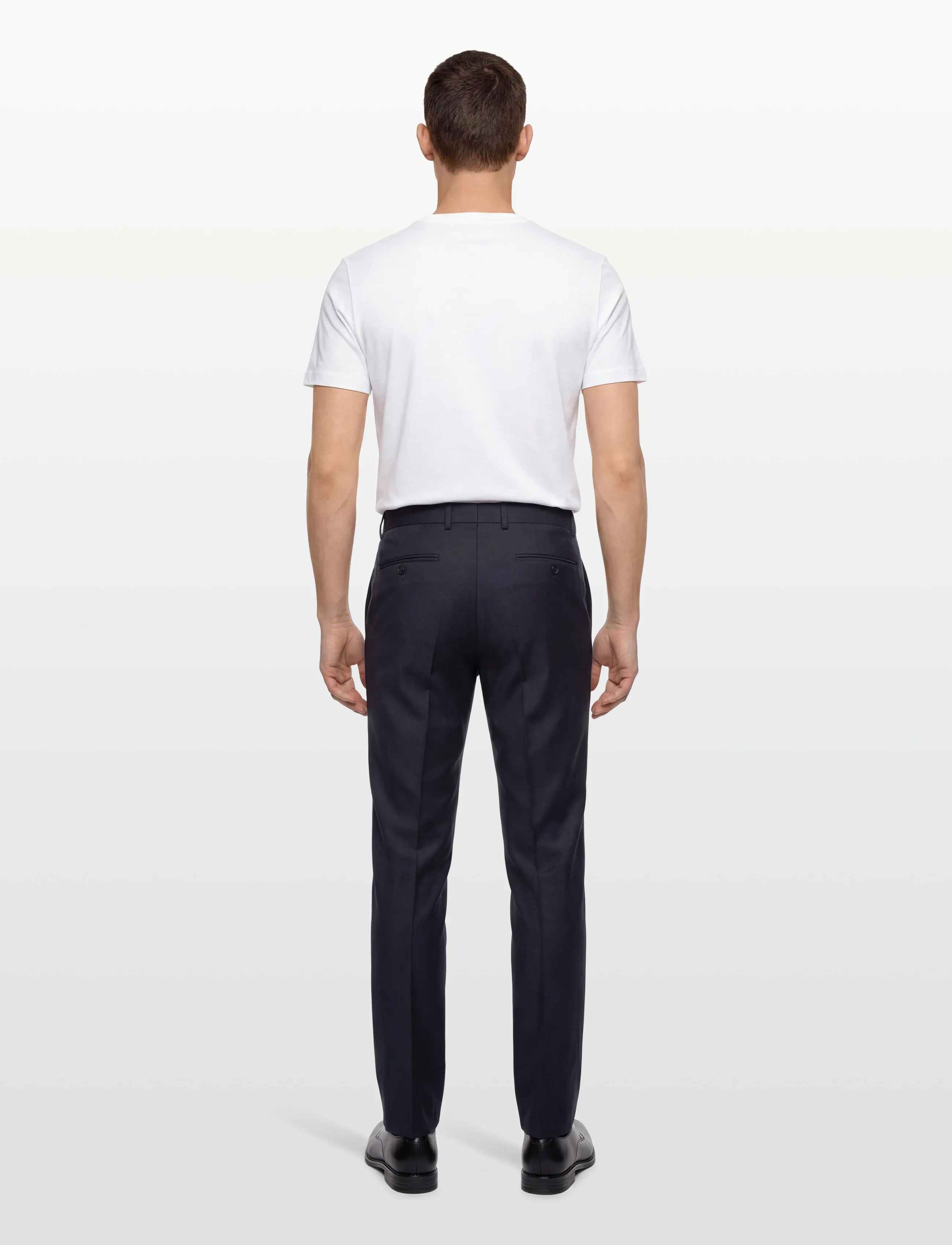 Oscar Jacobson - Denz Tuxedo Trousers - kostymbyxor - navy - 4